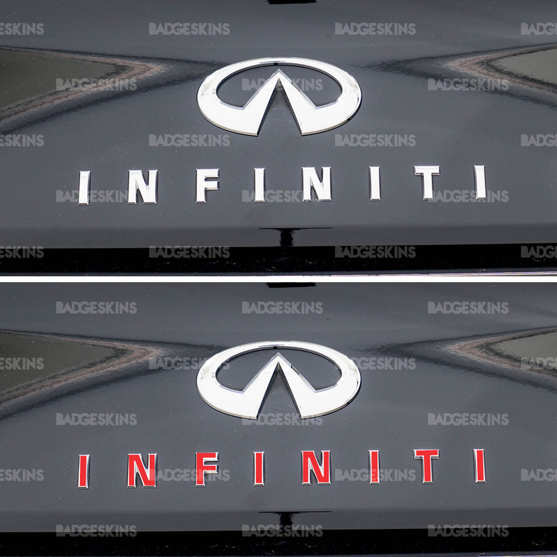 Load image into Gallery viewer, Infiniti - Q60S - Rear Infiniti Badge Overlay