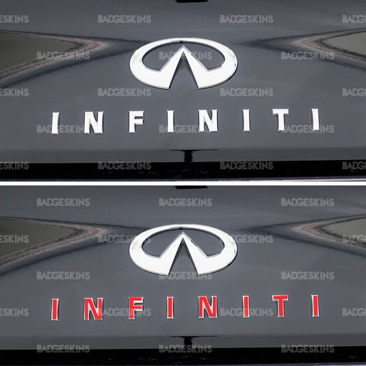 Infiniti - Q60S - Rear Infiniti Badge Overlay