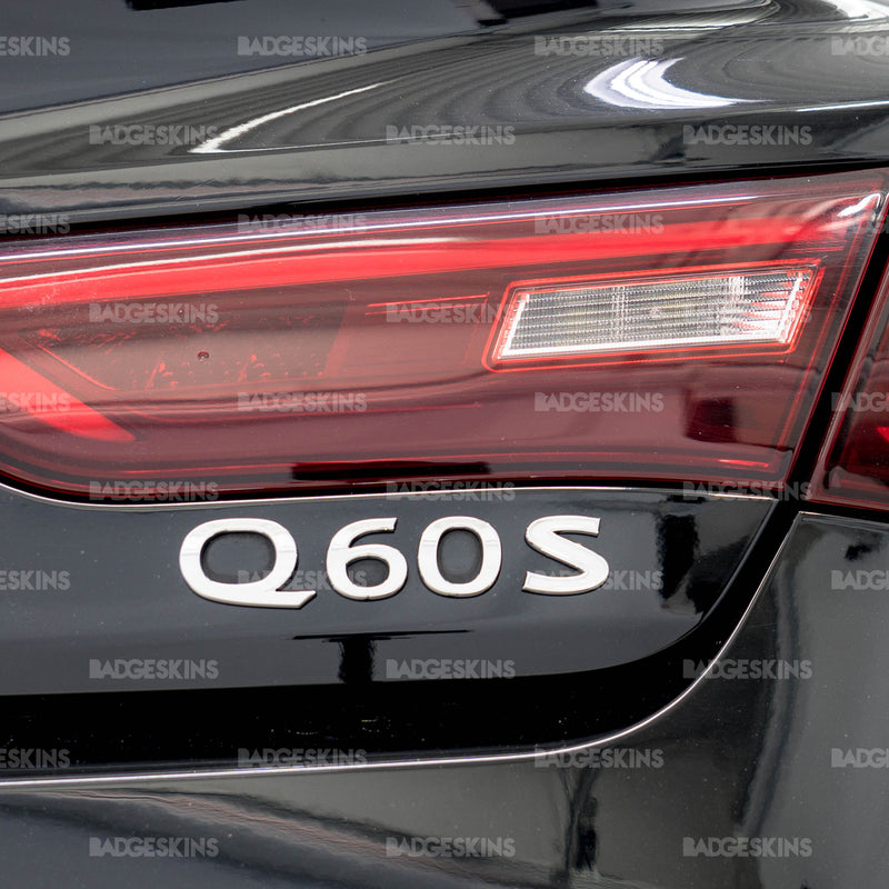 Load image into Gallery viewer, Infiniti - Q60S - Rear Q60 Badge Overlay