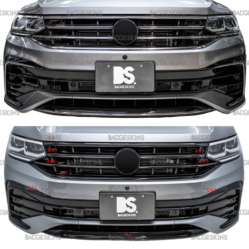 Load image into Gallery viewer, VW - MK2.5 - Tiguan - Front End Chrome Delete Kit