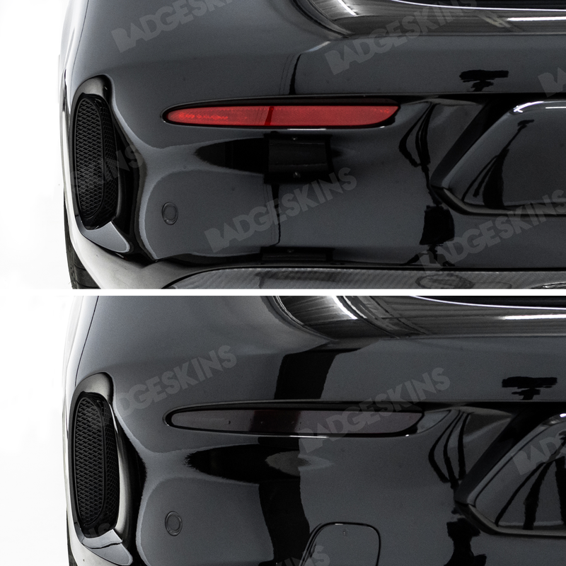 Load image into Gallery viewer, Mercedes - C63S Coupe - Rear Bumper Reflector Tint (2017 - 2018 NA)