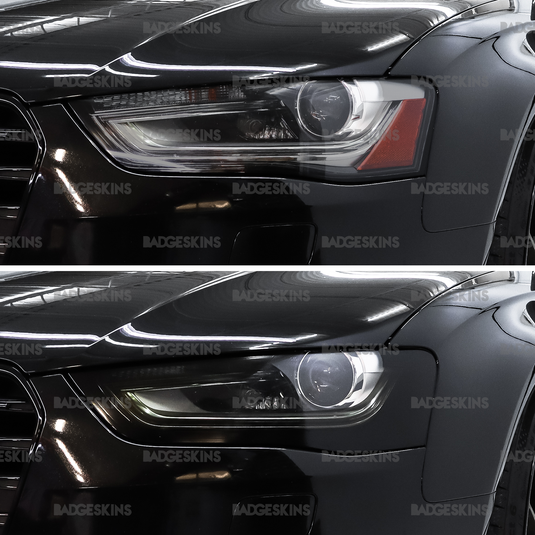 Audi - B8.5 - S4 - Headlight Amber Delete w/ Eyelid