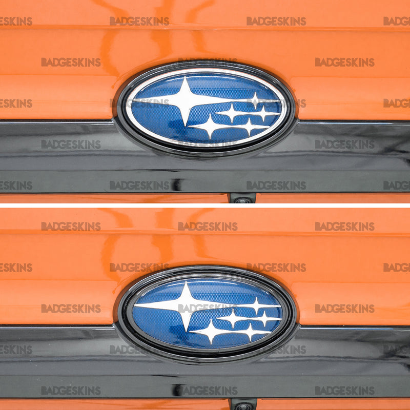 Load image into Gallery viewer, Subaru - VB - WRX - Rear Subaru Emblem Chrome Delete