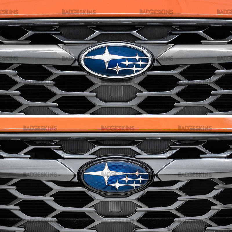Load image into Gallery viewer, Subaru - VB - WRX - Front Subaru Emblem Chrome Delete