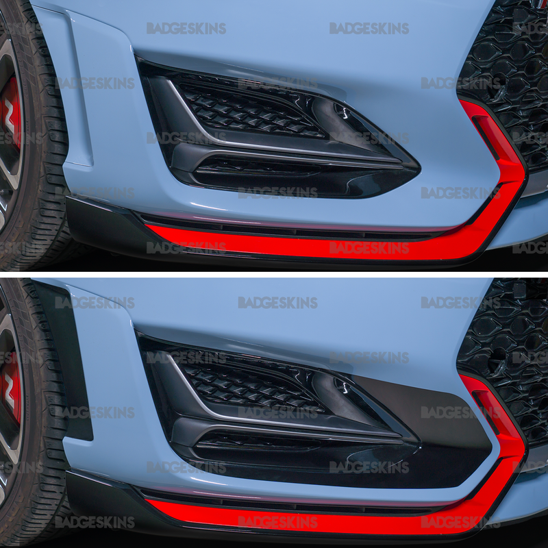 Load image into Gallery viewer, Hyundai - 2nd Gen - Veloster N - Front Bumper Lower Vent Accent Inlay