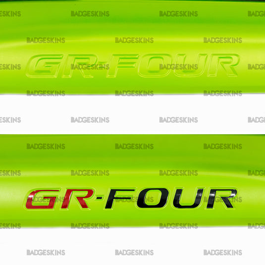 Toyota - E210 - Corolla - GR - Rocker "GR - FOUR" Lettering Inlay