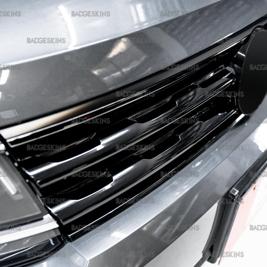 VW - MK2 - Tiguan - Front Grille Chrome Bar Delete V2 (Indents)