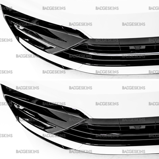 VW - MK2 - Tiguan - R-Line Front Bumper Lower Chrome Delete