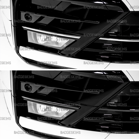 VW - MK2 - Tiguan - R-Line Front Bumper Lower Chrome Delete