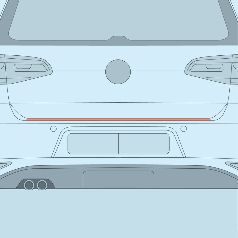 Load image into Gallery viewer, VW - MK7/7.5 - Golf - Trunk Ledge PPF