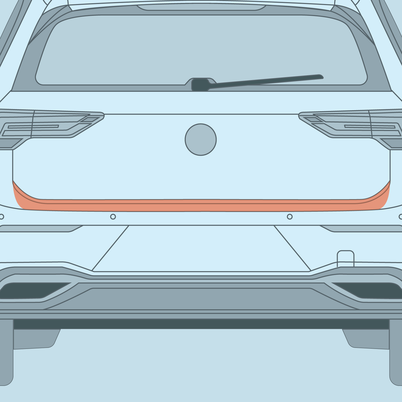 Load image into Gallery viewer, VW - MK8/8.5 - Golf - Trunk Ledge PPF