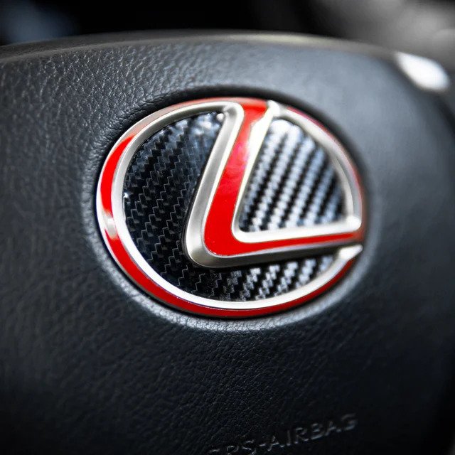 Load image into Gallery viewer, Lexus - XE30 (2014-20) - IS - Steering Wheel Lexus Emblem Inlay
