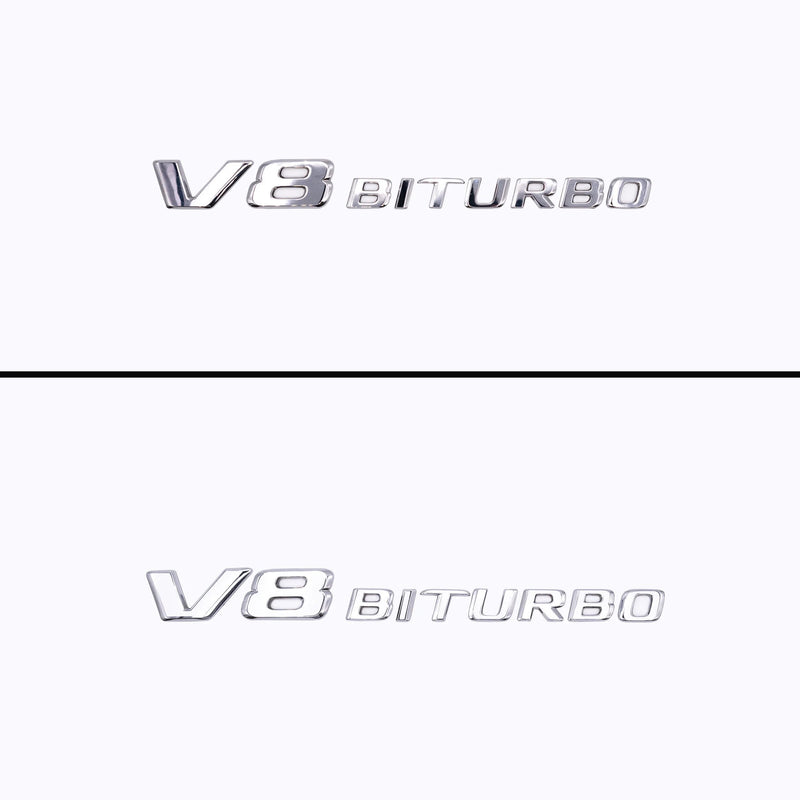 Load image into Gallery viewer, Mercedes - C63 - V8 BITurbo Fender Badge Overlay Set (2017 - 2018 NA)