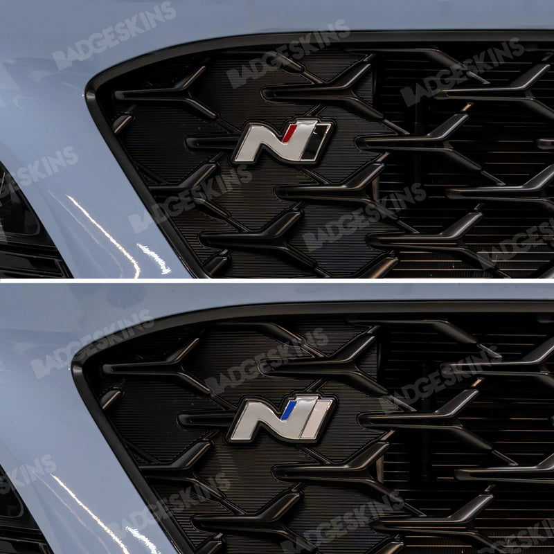 Load image into Gallery viewer, Hyundai - 1st Gen - Kona N - Front Grille N Badge "Flag" Inlay