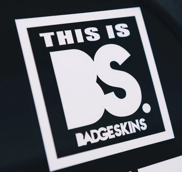 Load image into Gallery viewer, "This is BS. Badgeskins" cut Decal