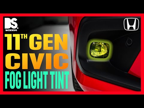 Load and play video in Gallery viewer, Honda - 11th Gen - (21-24) - Civic - Fog Light Tint