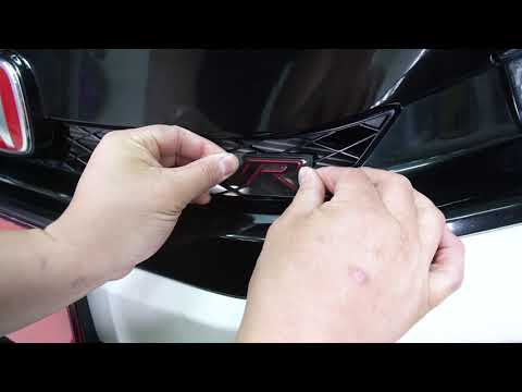 Load and play video in Gallery viewer, Honda - 10th Gen - Civic - Type R - Type R Badge Overlay Set