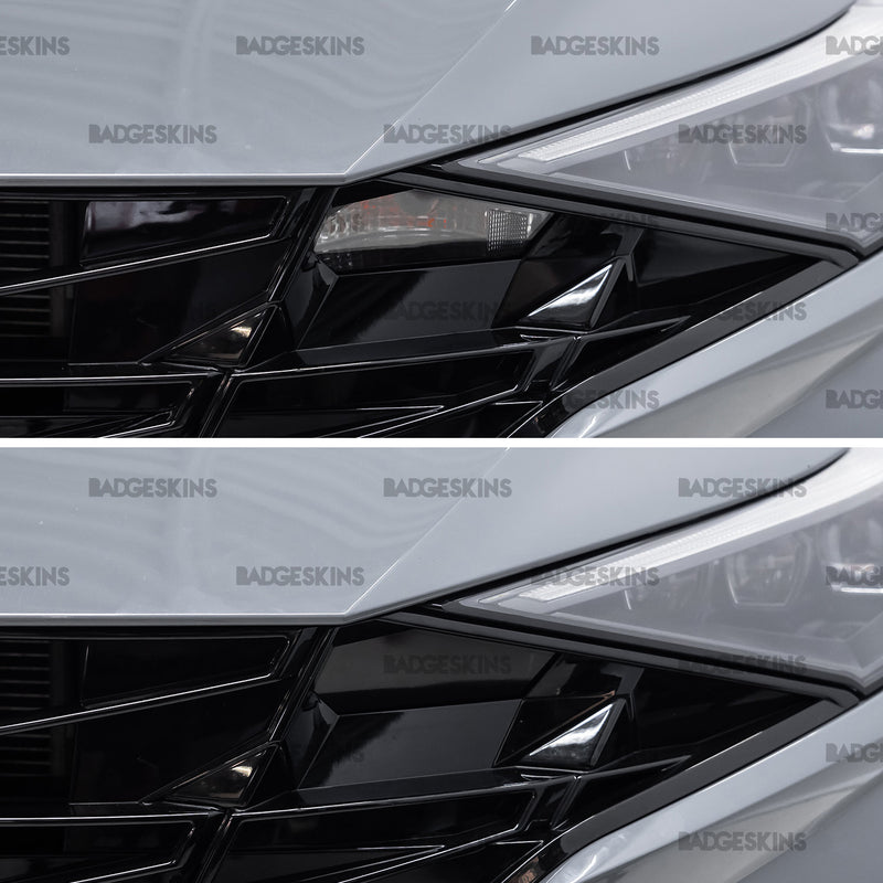 Load image into Gallery viewer, Hyundai - 7th Gen - Elantra N-Line - Headlight Turn Signal Tint Overlay