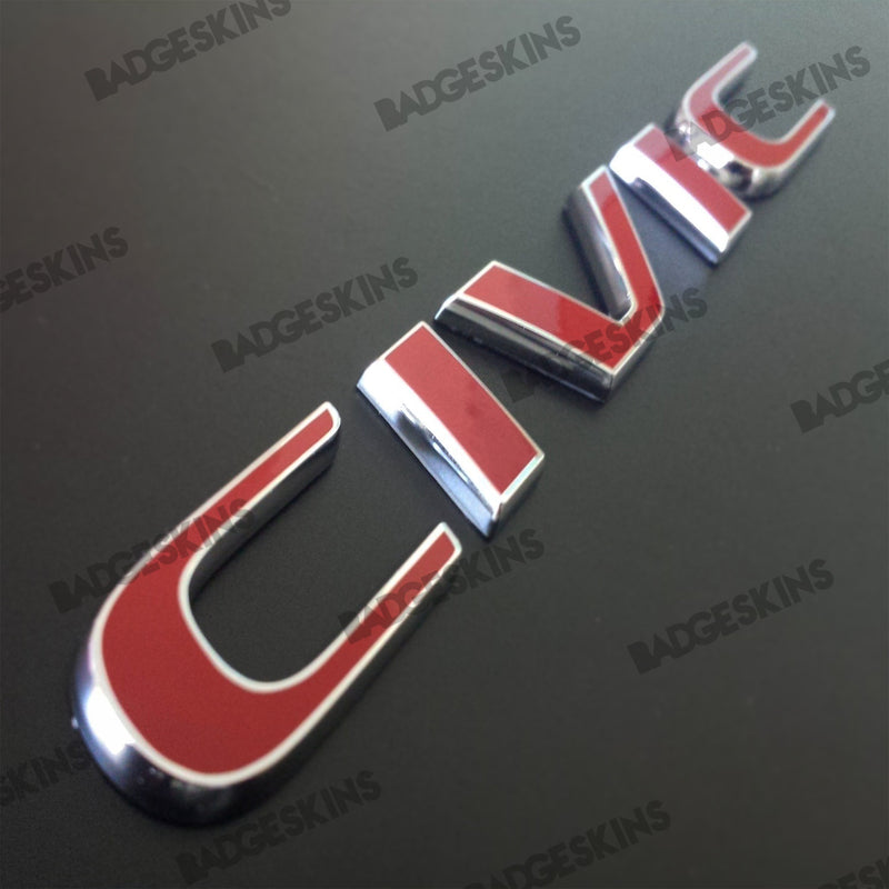 Load image into Gallery viewer, Honda - 10th Gen - Civic - Rear Civic Badge Overlay