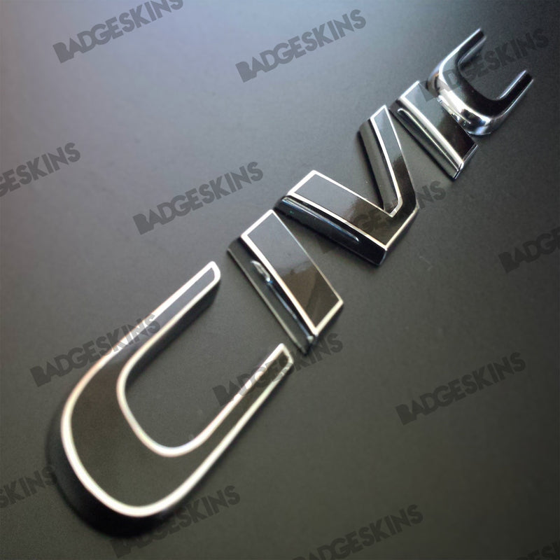 Load image into Gallery viewer, Honda - 10th Gen - Civic - Rear Civic Badge Overlay