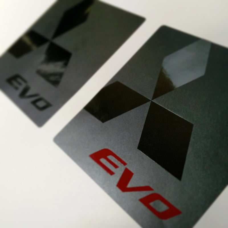 Load image into Gallery viewer, Mitsubishi - Lancer Evolution - Sun Visor Warning Label Overlay