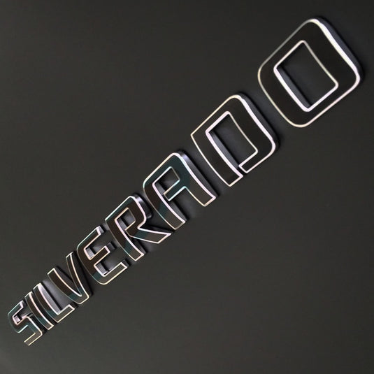 Chevrolet - 3rd Gen - Silverado - Rear Silverado Badge Overlay