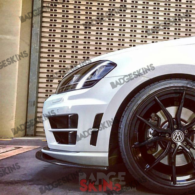 Load image into Gallery viewer, VW - MK7 - Golf R - Front Bumper Side Vent Inlay Set