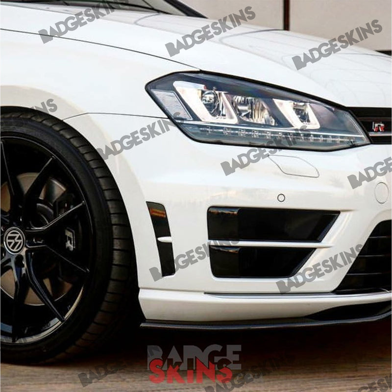 Load image into Gallery viewer, VW - MK7 - Golf R - Front Bumper Side Vent Inlay Set