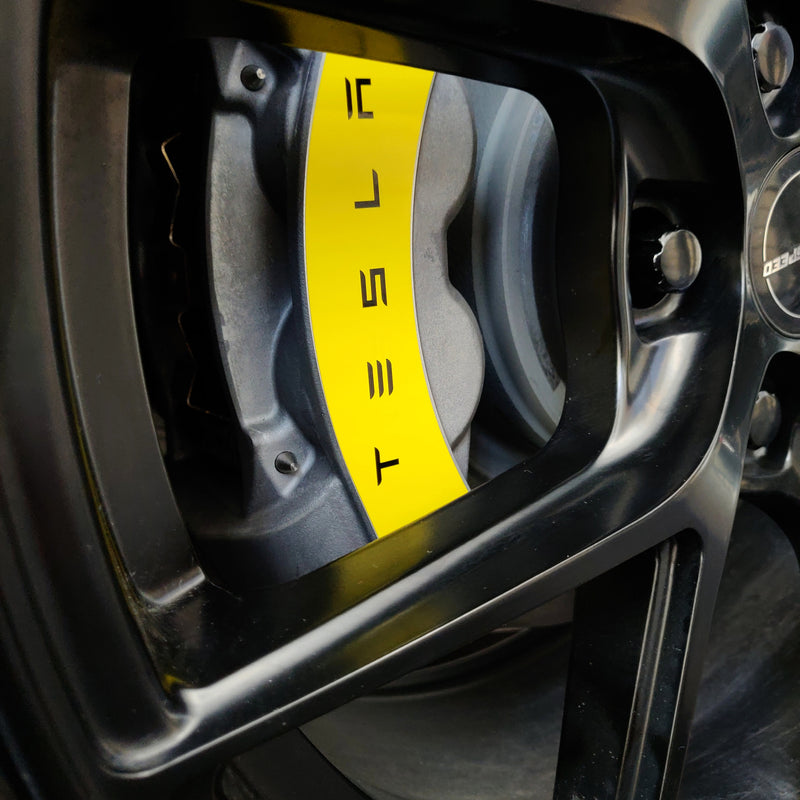 Load image into Gallery viewer, Tesla - 1st Gen - Model 3 - Caliper Badge Overlay Set