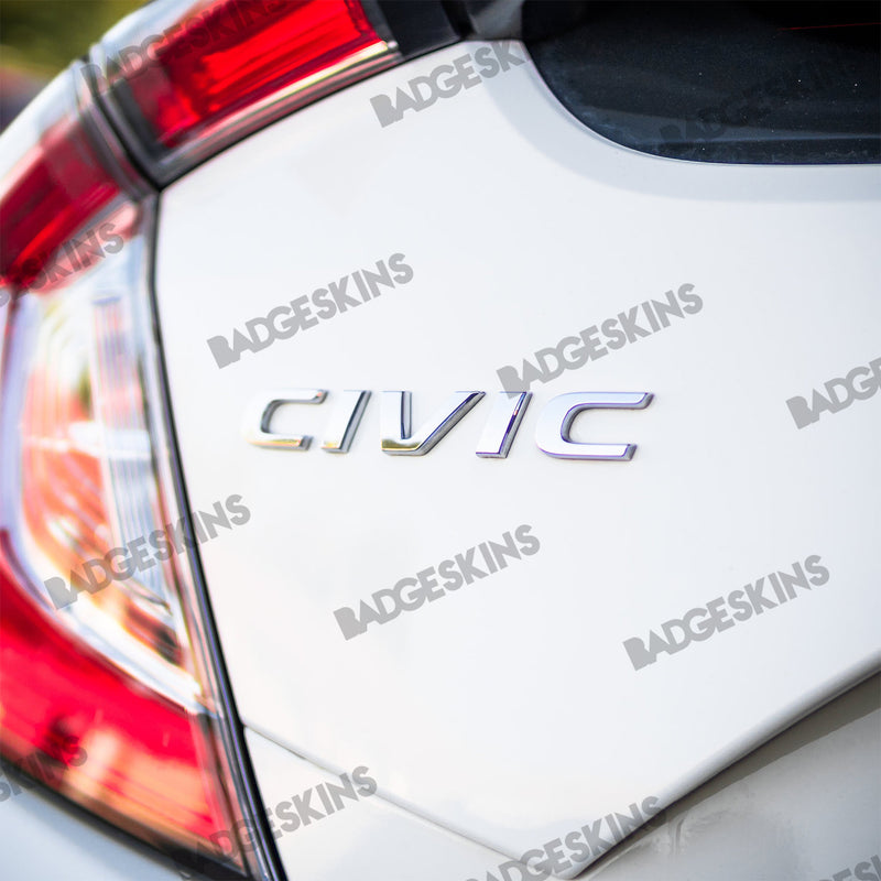 Load image into Gallery viewer, Honda - 10th Gen - Civic Type R - Rear Civic Badge Overlay (Large)