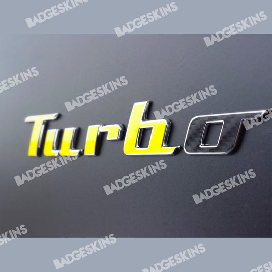 VW - Beetle - Rear "Turbo" Badge Overlay