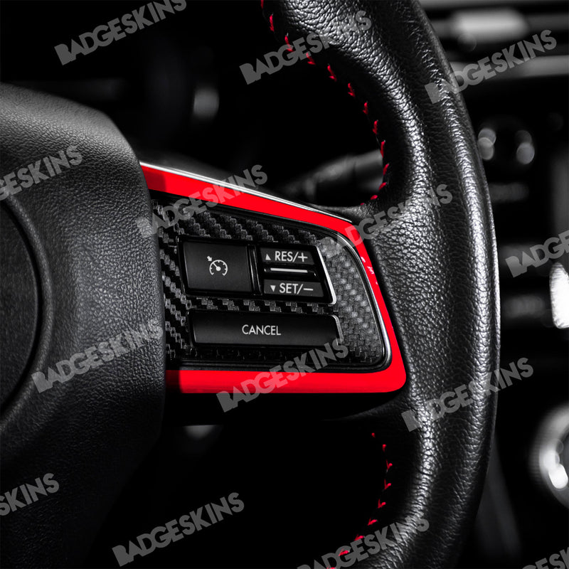 Load image into Gallery viewer, Subaru - VA - (15-21) - WRX - Steering Wheel Cowl Overlay