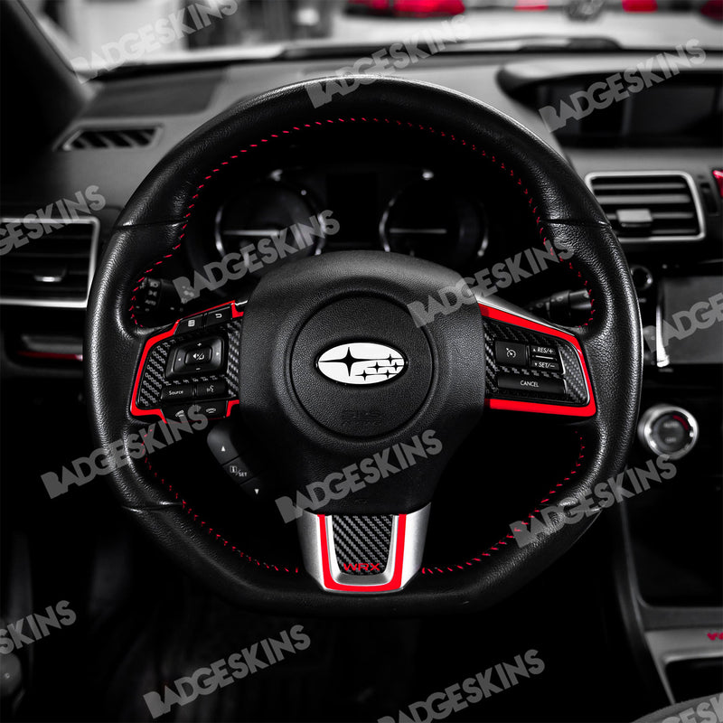 Load image into Gallery viewer, Subaru - VA - (15-21) - WRX - Steering Wheel Cowl Overlay