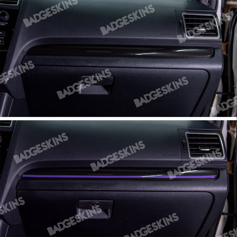 Load image into Gallery viewer, Subaru - VA - (15-21) - WRX - Driver And Glove Box Trim Accent Strip