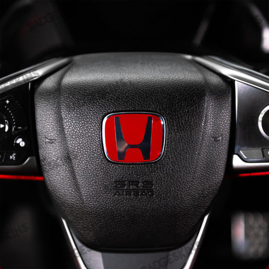 Honda - 10th Gen - Civic - Steering Wheel Honda Emblem Overlay
