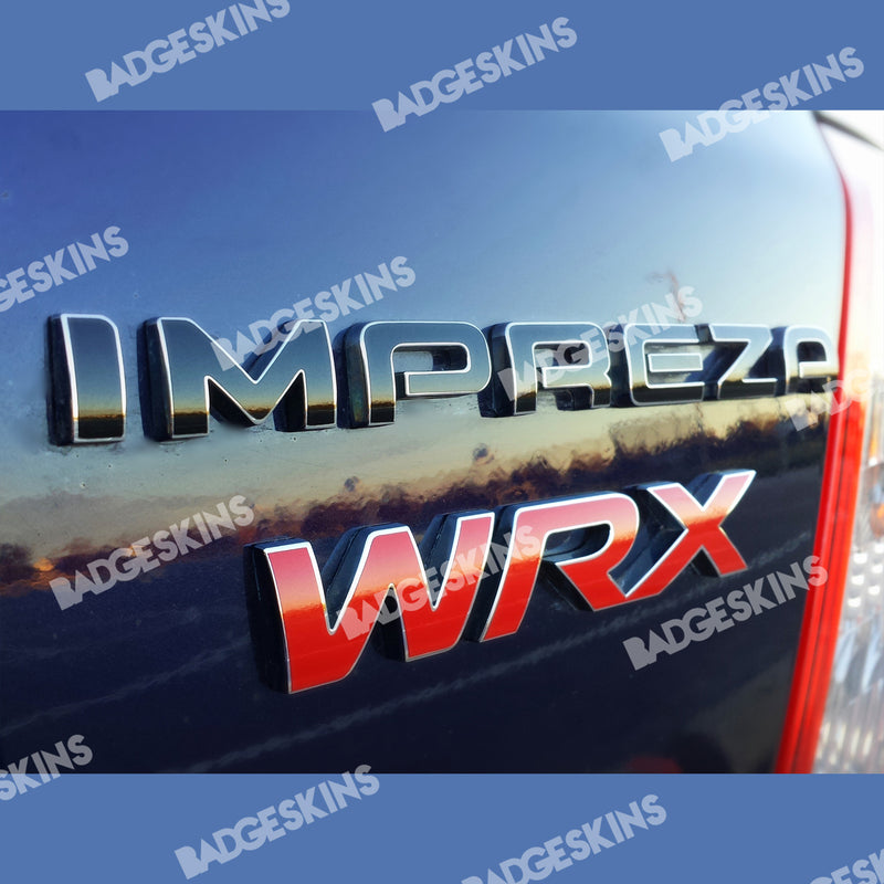 Load image into Gallery viewer, Subaru - WRX - Rear WRX Badge Overlay (2008-2014)