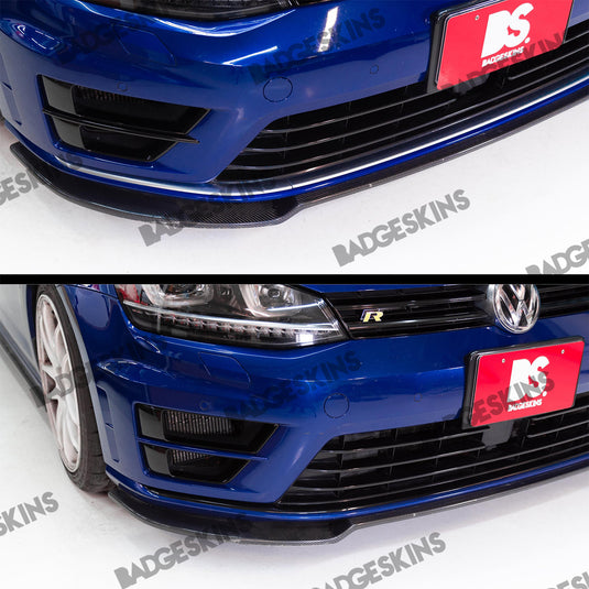 VW - MK7 - Golf R - Front Bumper Lower Chrome Delete