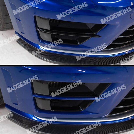 VW - MK7 - Golf R - Front Bumper Side Vent Bar Delete