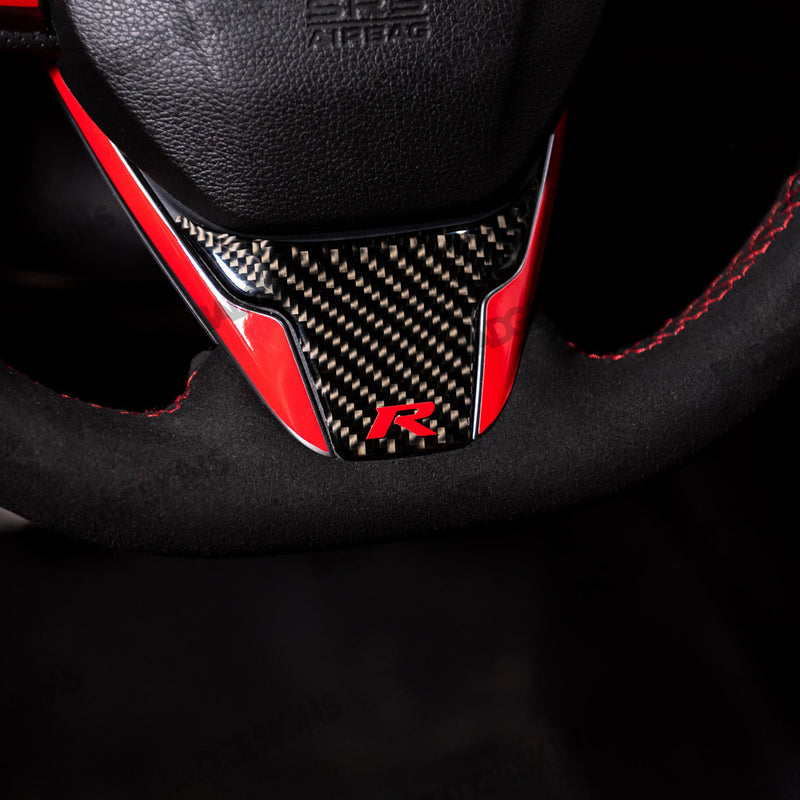 Load image into Gallery viewer, Honda - 10th Gen - Civic - Steering Wheel Cowl Accent Overlay