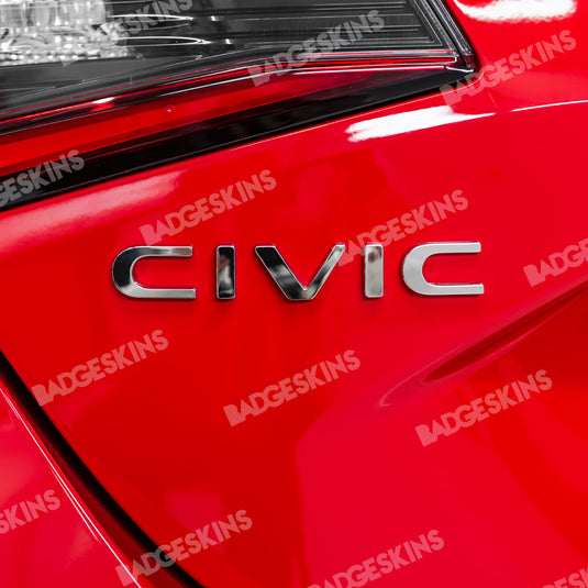 Honda - 11th Gen - Civic - Rear "Civic" Badge Overlay