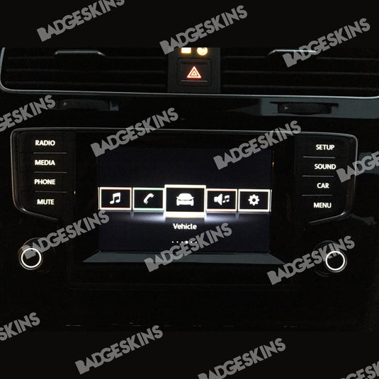 VW - Headunit Power Button Blackout Set