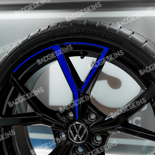 VW - MK8 - Golf R - Wheel - 19" Estoril Wheel Spoke Accent Overlay