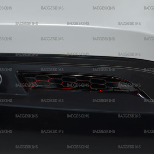 Honda - 6th Gen - Prelude - Rear Bumper Honeycomb Reflector Tint