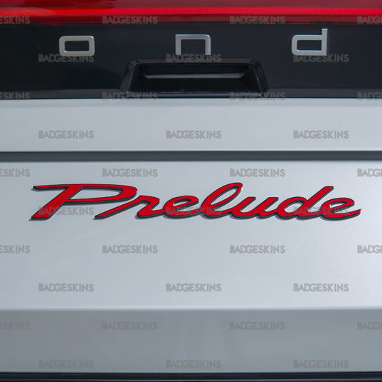 Honda - 6th Gen - Prelude - Rear Prelude Badge Overlay