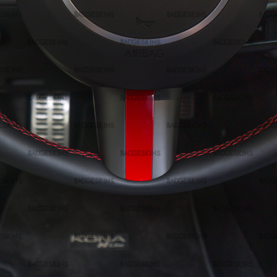 Hyundai - 2nd Gen - Kona N Line - Steering Wheel Cowl Stripe Overlay