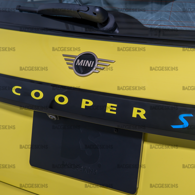 MINI - 4th Gen - Cooper S - Rear S Badge Overlay