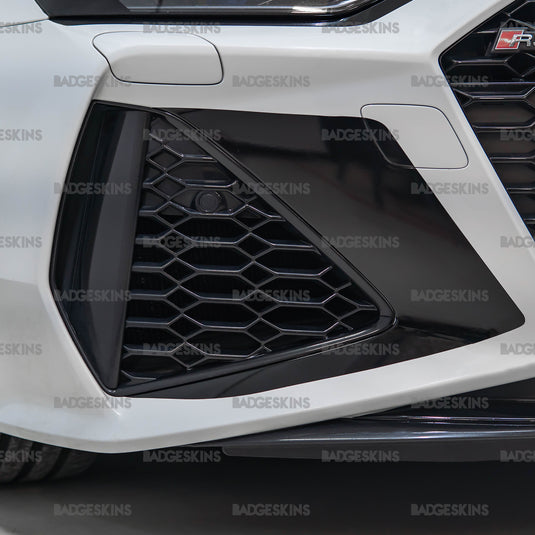 Audi - C8 - RS6 - Front Bumper Side Vent Accent