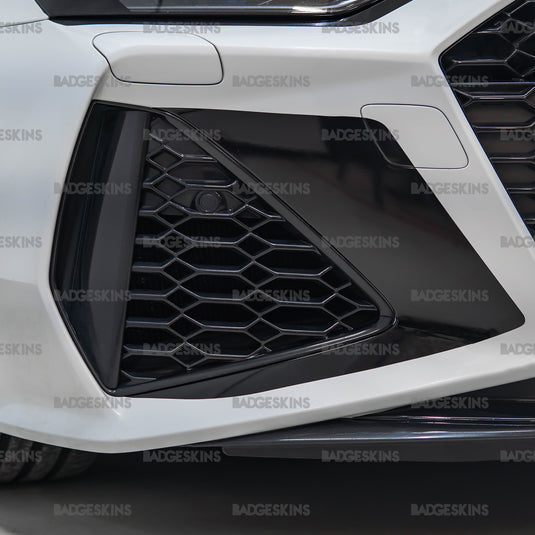 Audi - C8 - RS6 - Front Bumper Side Vent Accent