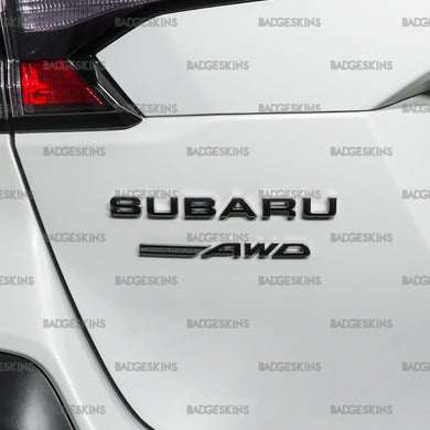 Subaru - 6th Gen/6th Gen FL- Outback - Rear Subaru AWD Badge Overlay