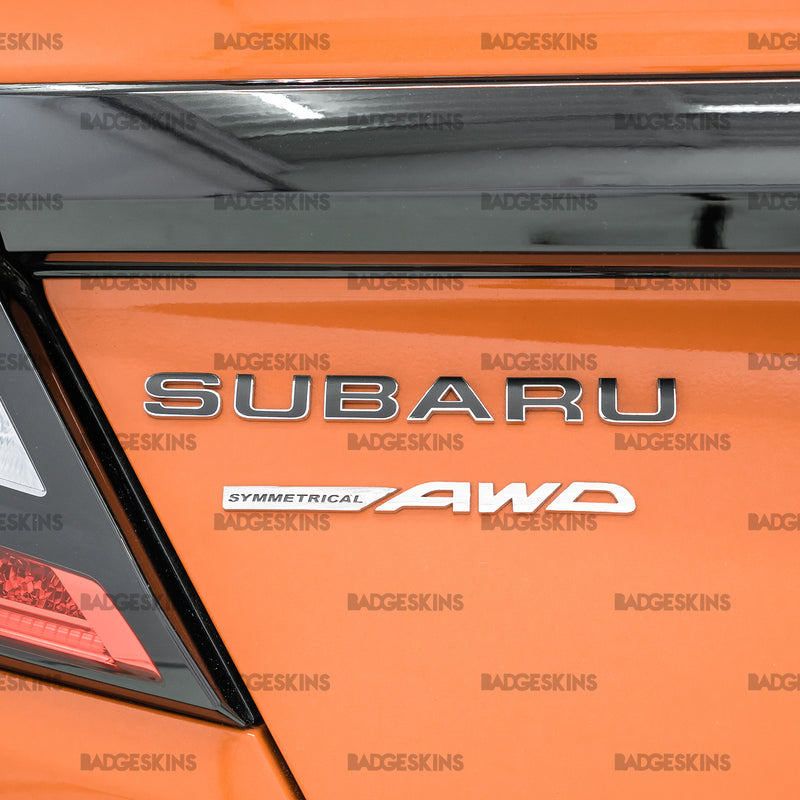 Load image into Gallery viewer, Subaru - VB - WRX - Rear &quot;Subaru&quot; Badge Overlay

